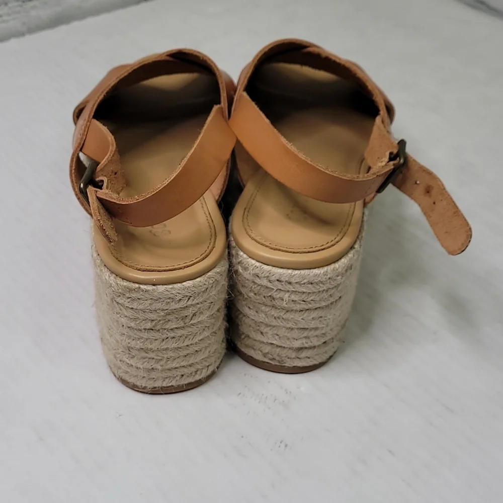 Soludos amalfi espadrille platform leather sandals